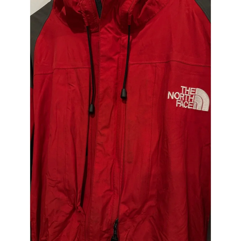 The North Face Summit Series Gore-Tex XCR Jacket Mens XL Red Grey Parka Shell - Picture 2 of 9